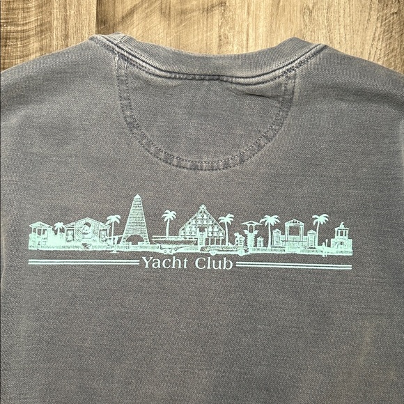 Seaside Yacht Club Comfort Colors Vintage Washed Sweatshirt - Small - Picture 4 of 6